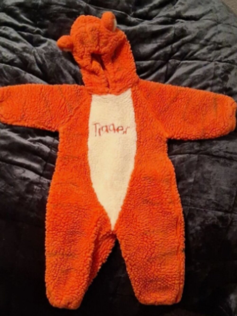 The Disney Store Vintage Tigger Fleece One piece Costume